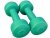 Гантели для фитнеса Титан 2x1 кг зеленые
