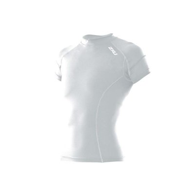 Компрессионная футболка женская 2XU Base c коротким рукавом WA1983a белая