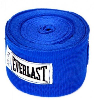 Бинты боксерские Everlast Hand Wraps 3 м (синие)