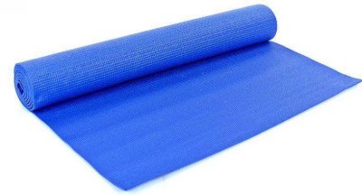 Коврик для фитнеса и йоги Yoga Mat PVC 6 мм. с резинкой