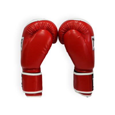 Боксерские перчатки Thor Competition (PU) красно/белые