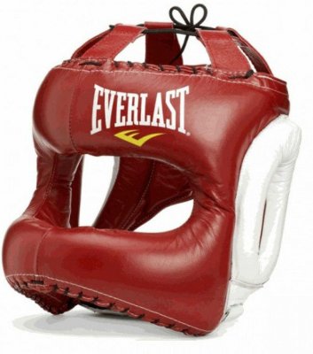 Боксерский шлем EVERLAST MX Headgear (красный)