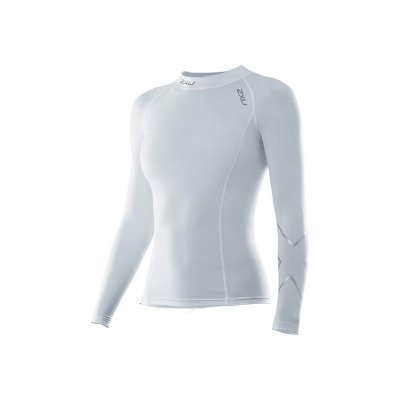 Компрессионная футболка женская 2XU Base c длинным рукавом WA1985a белая