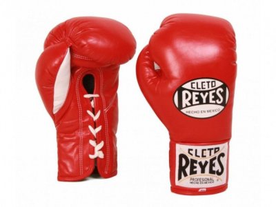 Профессиональные перчатки CLETO REYES Official Boxing красные