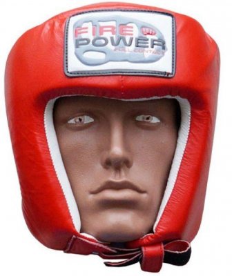 Шлем боксерский FirePower FPHG2 Red