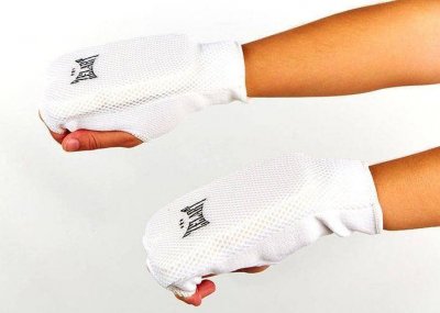 Накладки (перчатки) для каратэ Zelart Sport ZB-6128 (белые)