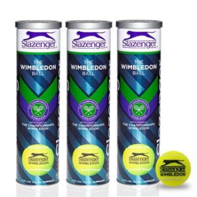 Мячи теннисные Slazenger Wimbledon Ultra-Vis + Hydroguard 4B