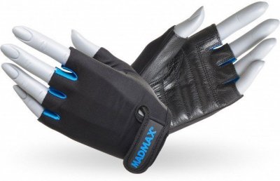 Перчатки для фитнеса Mad Max Rainbow MFG-251 Black-Blue