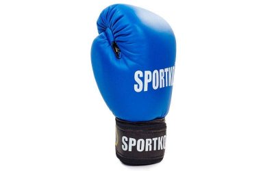 Боксерские перчатки Спортко ФБУ (синие)