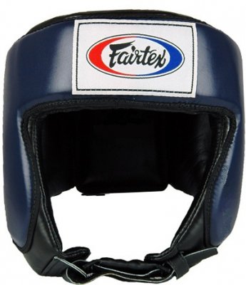 Турнирный боксерский шлем Fairtex (HG9-bl) синий