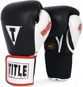 Боксерские перчатки Title Gel World Elastic Training Gloves (черные)