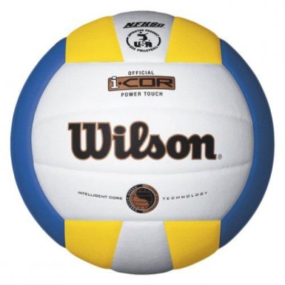 Мяч волейбольный Wilson I-COR POWER TOUCH WH/BL/YEL SS18