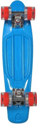 Пенниборд AWAII SK8 Vintage 22.5' синий (со светящимися колесами)