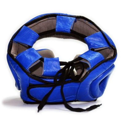 Боксерский шлем THOR 705 (Leather) синий