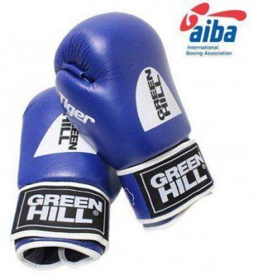 Боксерские перчатки Green Hill "Tiger" AIBA (синие)