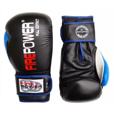 Боксерские перчатки FirePower FPBG9 (черно-синие)