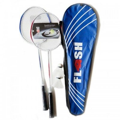 Набор для бадминтона Flash Badminton racket set DB-120 (2 ракетки+2волана+чехол на молнии)