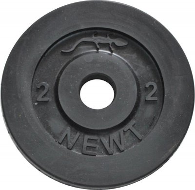 Диск стальной обрезиненный  Newt Home 2 кг, диаметр - 30 мм