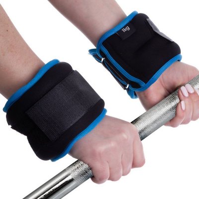 Утяжелители-манжеты для рук и ног Active Sports Classic (2 x 1кг)