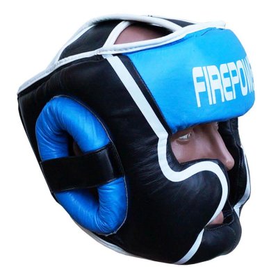Шлем боксерский FirePower FPHG5 Blue