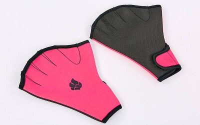 Перчатки для аквафитнеса MadWave M074603 розовые
