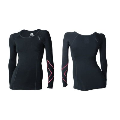 Компрессионная футболка женская 2XU с длинным рукавом Thermal WA3022a черная