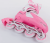 Коньки роликовые раздвижные Kepai F1-K03 (розовый)