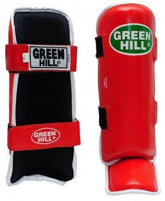 Защита голени и стопы "SOMO" Green Hill (красная)