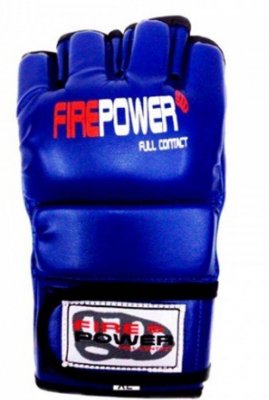 Перчатки для ММА FirePower FPMG1 Blue