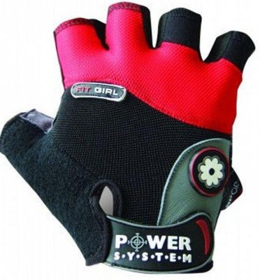 Перчатки для фитнеса Power System Fit Girl BK-R