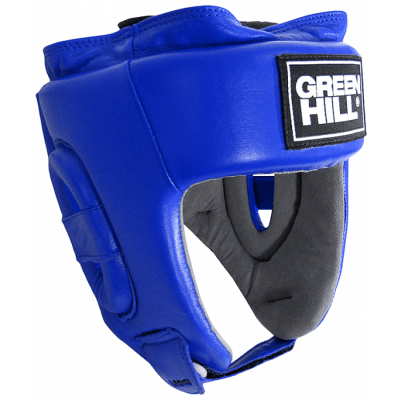 Шлем боксерский "UBF LOGO" Green Hill (синий)