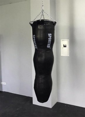 Мешок боксерский Спортко "Силуэт" МСК-150 (150*45 см, вес 65 кг) кожа