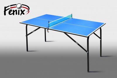Теннисный стол "Феникс" Kids (для помещений) синий
