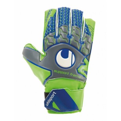 Перчатки вратарские Uhlsport Tensiongreen Soft Pro Green/Blue