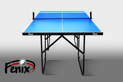Теннисный стол "Феникс" Junior (для помещений) синий