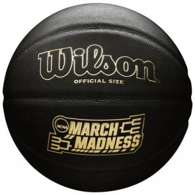 Мяч баскетбольный Wilson NCAA MARCH MADNESS BBALL BK/GOLD SZ7 SS19