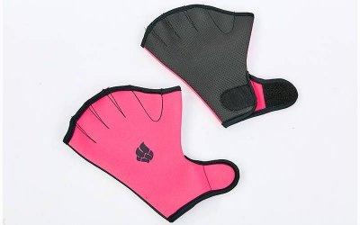 Перчатки для аквафитнеса MadWave M074603 розовые