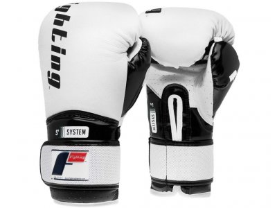 Тренировочные перчатки Fighting Sports S2 Gel Power Training бело-черные