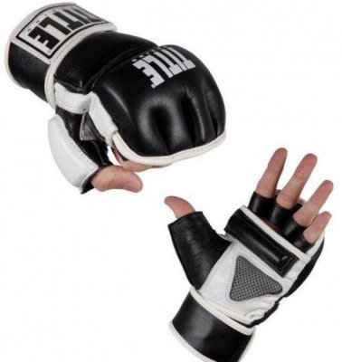 Снарядные перчатки Title Wristwrap Leather Heavy Bag Gloves