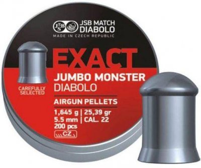 Пули JSB Diabolo Exact Jumbo Monster (1.645 г, кал. 5.52 мм)