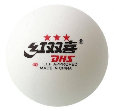 Мячи для настольного тенниса DHS 3*** D40+ Plastic (10 шт.)