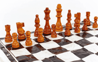 Запасные фигуры для шахмат+ полотно для игр IG-3104