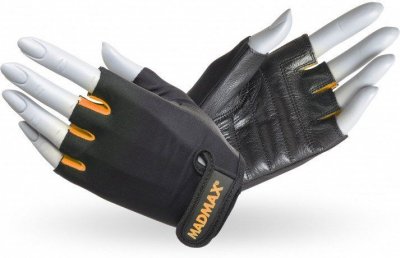 Перчатки для фитнеса Mad Max Rainbow MFG-251 Black-Orang
