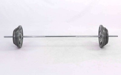 Штанга стальная наборная Zelart Sport 80 кг ( гриф 1,8м, 28 мм)