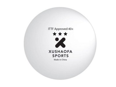 Мячи для настольного тенниса Xushaofa 40+ (6 шт.), белые