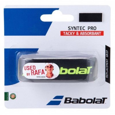 Ручка для теннисной ракетки Babolat Syntec pro black/yellow