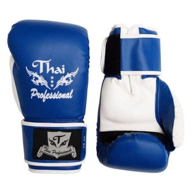 Боксерские перчатки Thai Professional BG8 Blue
