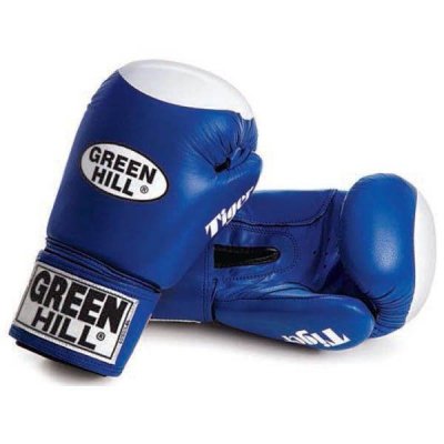 Боксерские перчатки "Tiger" Green Hill (c выделенной ударной поверхностью)