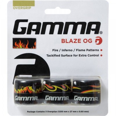 Намотка для теннисной ракетки Gamma Blaze overgrip 3 pack
