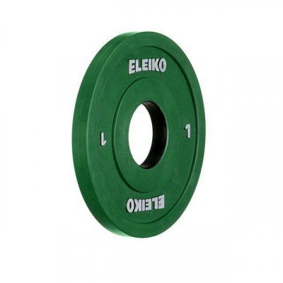 Олимпийский цветной диск для соревнований и тренировок Eleiko 1 кг